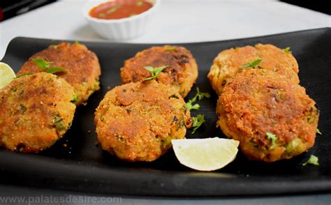 Vegetable Poha Cutlet Recipe Easy Poha Cutlet Recipe Palate S Desire