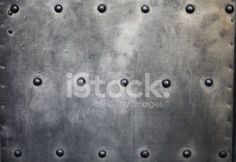 Black Metal Plate Or Armour Texture With Rivets Stock Photo Royalty