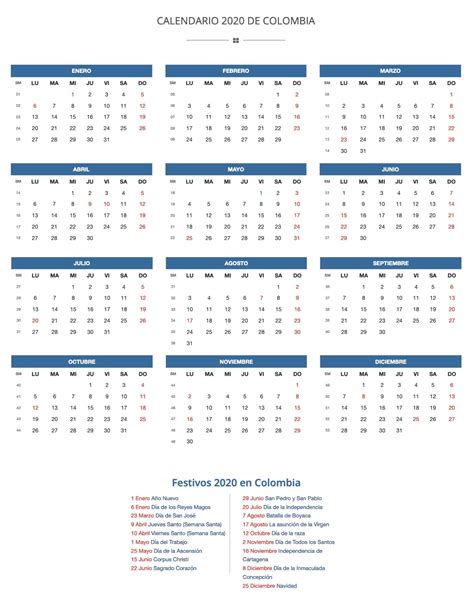 Calendario 2022 Semana Santa