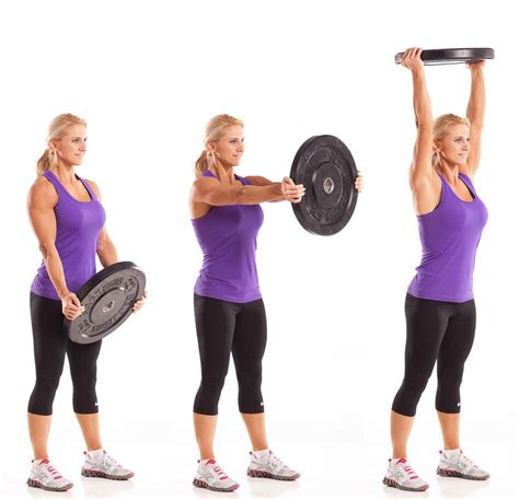 How To Do Plate Front Raise Delt Front Raise For Women Front Raises