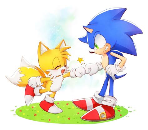 Sonic And Tails Daaaaaaaaaaaaaaaaww So Kawwaii Sonic The