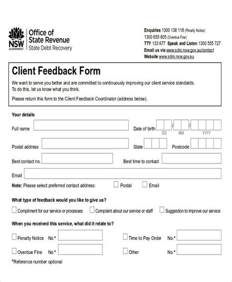 Learn what a fbi file is, how to open a fbi file or how to convert a fbi file to another file format. FREE 8+ Sample Client Feedback Forms in MS Word