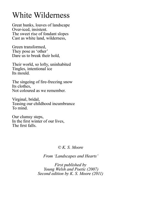 One inch of snowfall over a single acre. Icicles, a Winter Poem by K. S. Moore - Writing - K. S. Moore