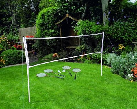 A Backyard Badminton Court To Teach The Kids That It Is Alright To Lose