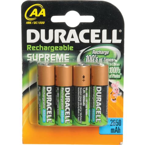 Duracell Dc1500b4n Aa Rechargeable Nimh Batteries Dc1500b4n Bandh