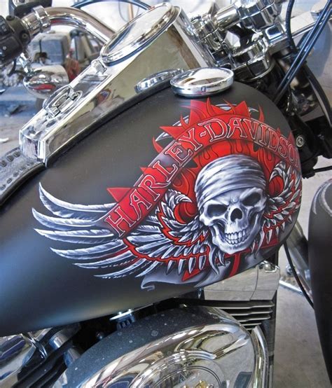 Artwork by jonathan pantaleon artistry, head instructor. Harley Tank - Just Airbrush