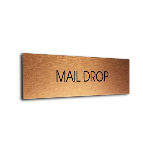 Mail Drop Door Sign Clearly Label Every Room In Your Facility With Our