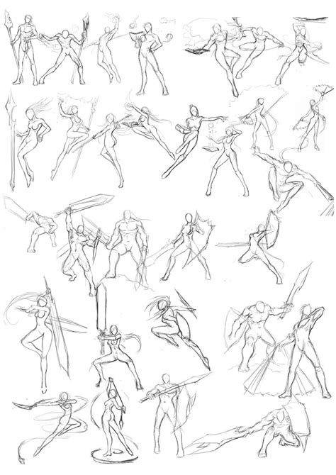 Martial Arts Posture Art Reference Poses Figure Drawing Reference