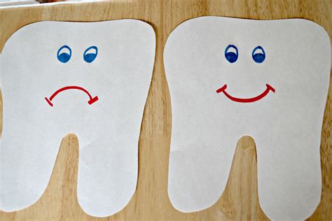 Happy Tooth Sad Tooth Collage Diy For Beginners Kiwico