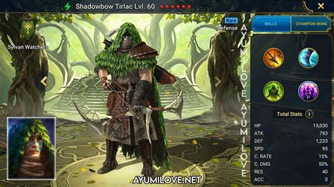 Shadowbow Tirlac Raid Shadow Legends Ayumilove