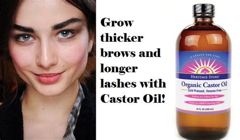 Castor oil has been hailed as the magic ingredient that promotes hair growth, eyelash growth and eyebrow growth. Raw & Lovely: The Castor Oil Trick for Lashes & Brows