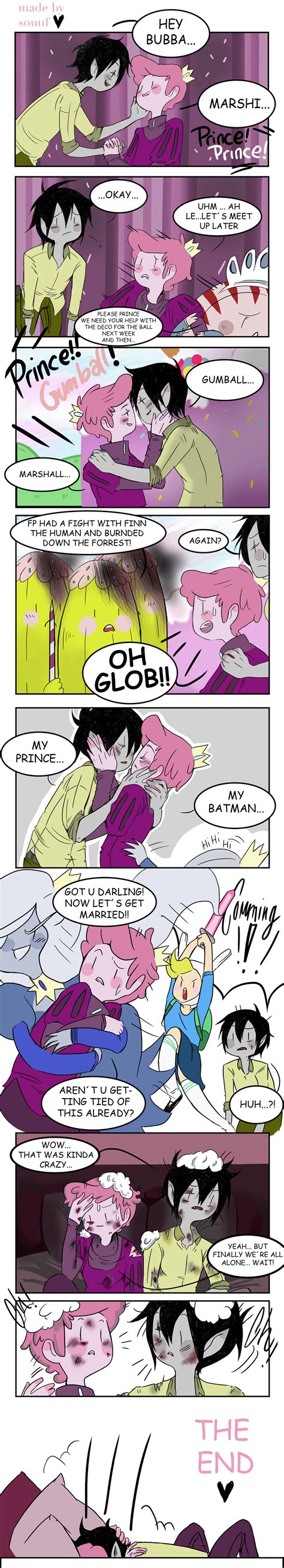 Gumlee Comic 4 By Sounf On Deviantart Marshall Lee Adventure Time Adventure Time Comics Cute