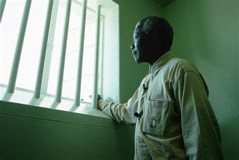 Nelson Mandela In Prison World News The Guardian