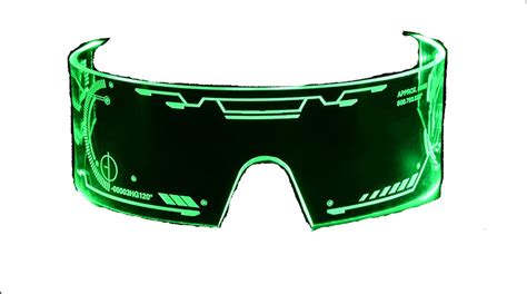 asvp shop cyberpunk led visor glasses perfect for cosplay and festivals