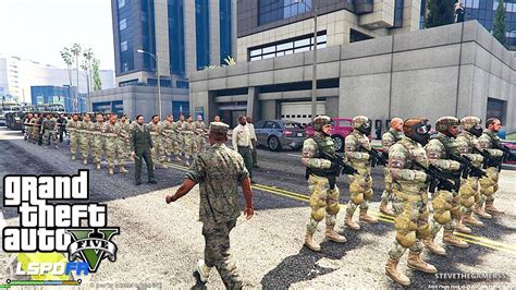 Joining The Army In Gta 5 Gta 5 Mods Youtube