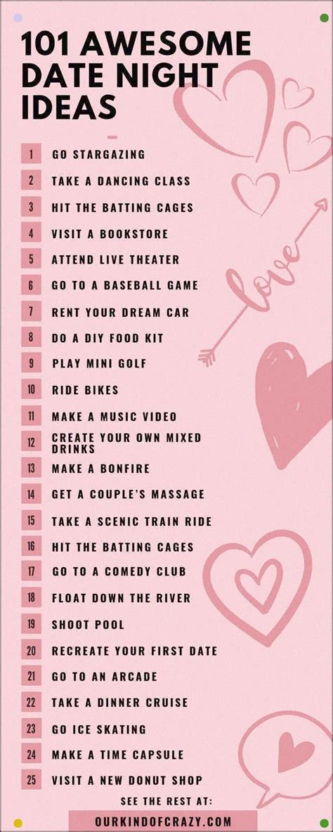 101 Date Night Ideas That Are Not Dinner And A Moviedate Dinner