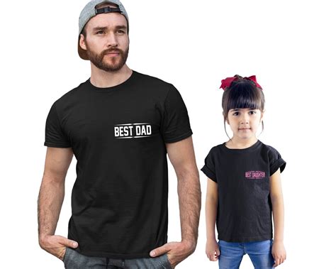 daddy daughter shirts dad daughter matching outfits dad etsy