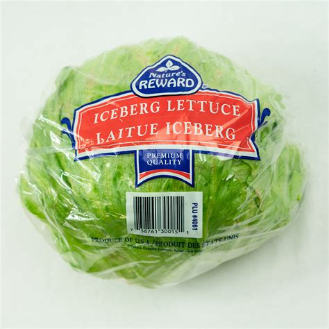 Iceberg Lettuce Cello Wrapped Soft Stuff Distributors
