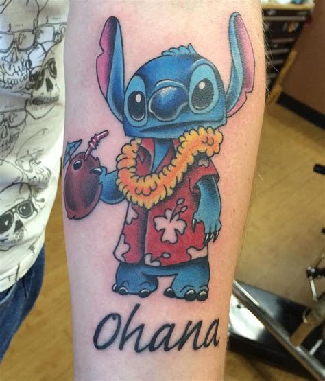 Stitch Tattoo I Did Today Stitch Tattoo Tattoos Ohana Tattoo