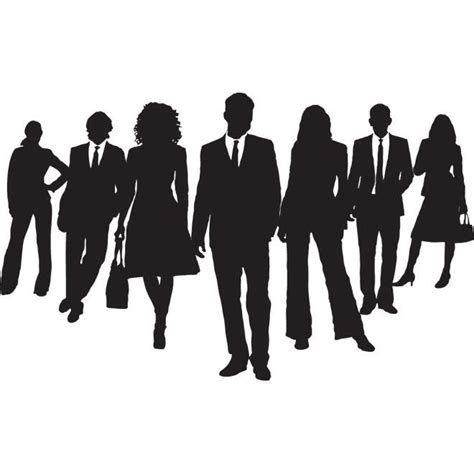 Group Of People Silhouette At Getdrawings Free Download