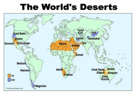 Hot And Cold Deserts Of The World Countries Of The World Foreign