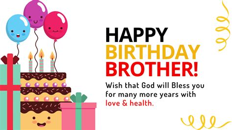 Brother Birthday Wishes From Brother Bestmessage