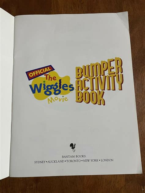 Official The Wiggles Movie Bumper Activity Book Wigglepedia Fandom