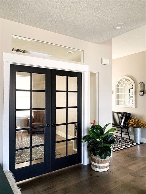 Doors take a lot of use and abuse. Paint Glass Doors, the Easy Way | Honey Built Home | Glass ...