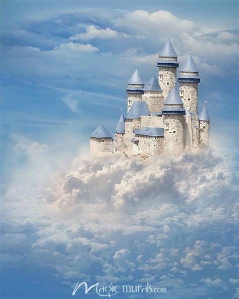 Castle In The Clouds Wallpaper Mural By Magic Murals