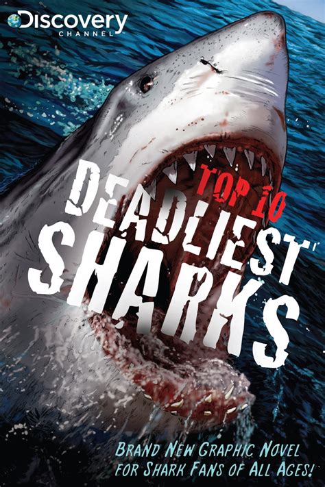 Discovery Channels Top 10 Deadliest Sharks Comics Graphic Novels
