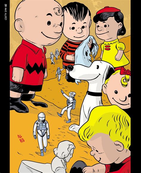 Peanuts A Tribute To Charles M Schulz Illustration By Mike Allred In