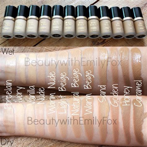 Too Faced Born This Way Foundation Swatch Porcelain Ivory Vanilla