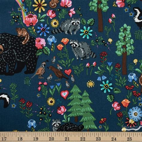 Fabric Is Sold By The 12 Yard Qty 12 Yard Measures 18 Forest Theme