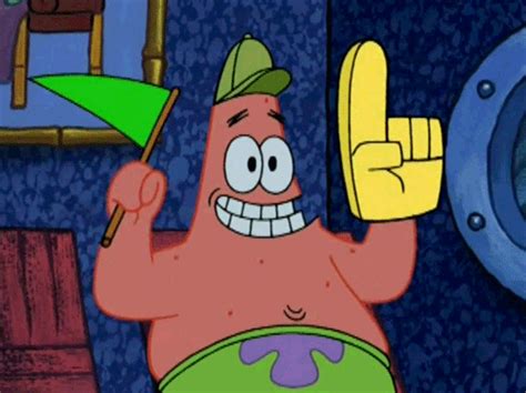 Happy Excited Spongebob Squarepants Exciting Patrick Star Trending 