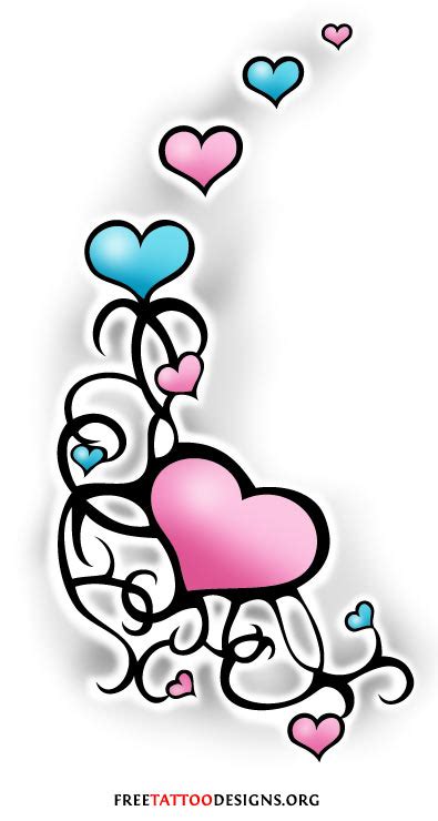 Star And Heart Tattoo Designs For Women Clipart Best