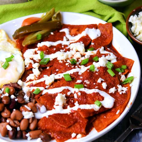 Authentic Mexican Recipe Chilaquiles Rojos Besto Blog