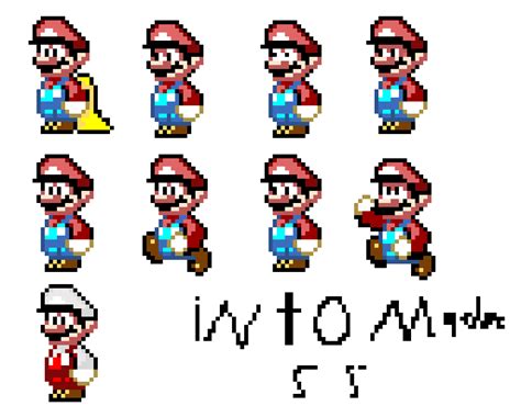 Mario Smw Sprite Sheet Pixel Art