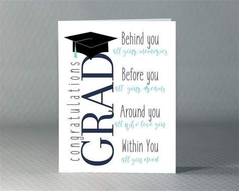 Printable Congratulations Graduation Card Artofit