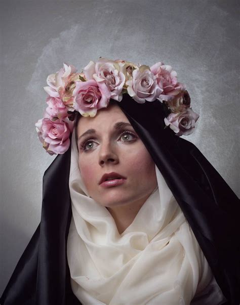 Self Portrait As St Rose Of Lima Photography By Genevieve Blais