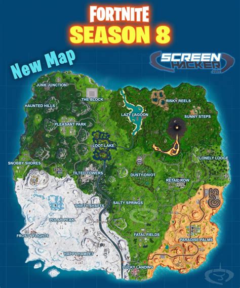 Fortnite Season 8 Map