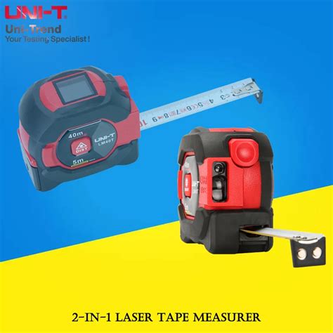 Uni T Lm40t Digital Display 2 In 1 Laser Tape Measurer Range Finder
