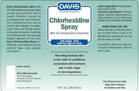 Davis Chlorhexidine Spray