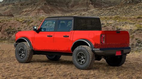 2021 Ford Bronco Pickup Truck Confirmed Renderings Available 2022