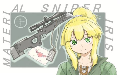 Razyuumu Iris Material Sniper Material Sniper Highres Girl Ai