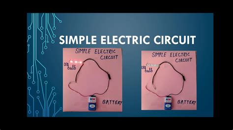 Simple Electric Circuit For Class 6 How To Make Electric Circuit