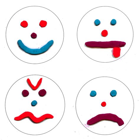 Making Faces Happy Gross Angry Sad Play Dough Social And Emotional