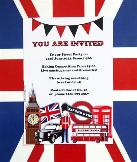 British Uk London Birthday Party Printables Supplies And Decorations