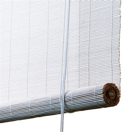 White Bamboo Roller Blinds Made To Measure Bamboo Curtains Roller