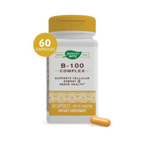 Natures Way® B 100 Complex Capsules 60 Ct Frys Food Stores