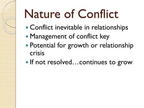 Ppt Nature Of Conflict Powerpoint Presentation Free Download Id